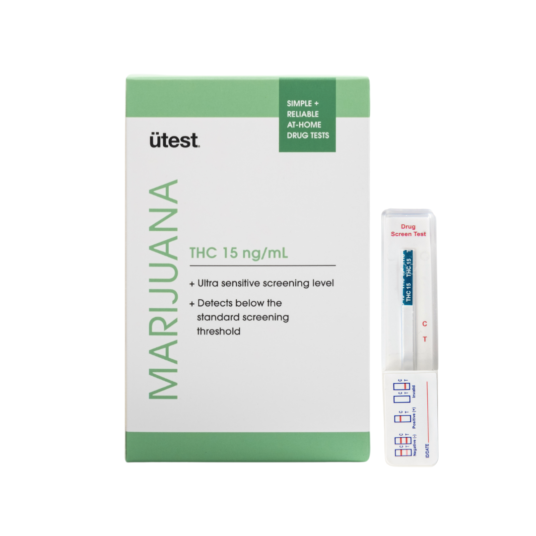 UTest THC 15 ng/mL Home Drug Test Strips - Easy-to-use, LOW